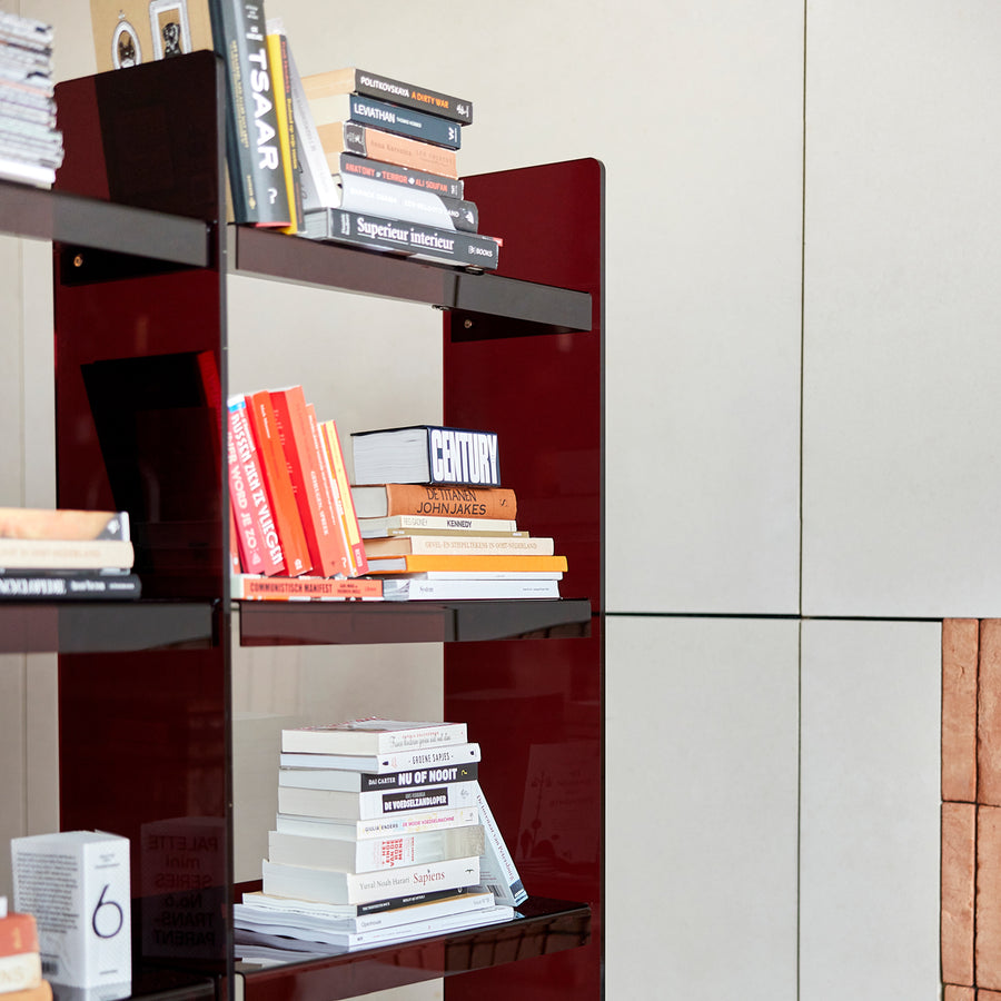 HK Living Acrylic Cabinet 160cm Smokey Brown MKA1990