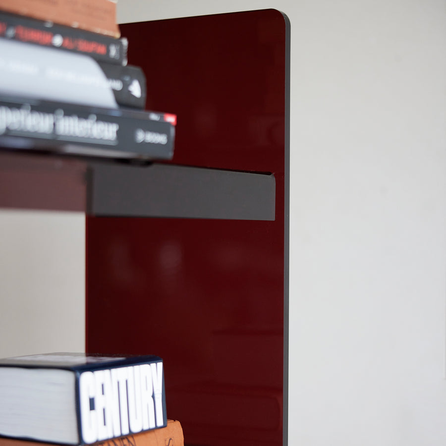 HK Living Acrylic Cabinet 160cm Smokey Brown MKA1990