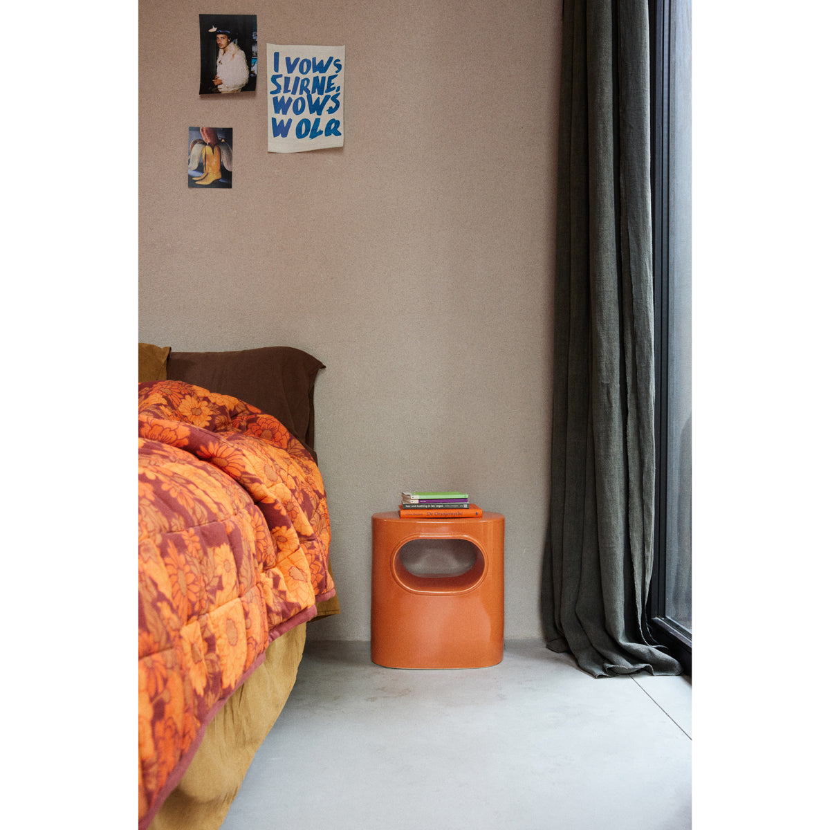 Space Side Table Orange