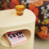 Thumbnail for HKLiving Earthenware Space Side Table Cream MTA2881