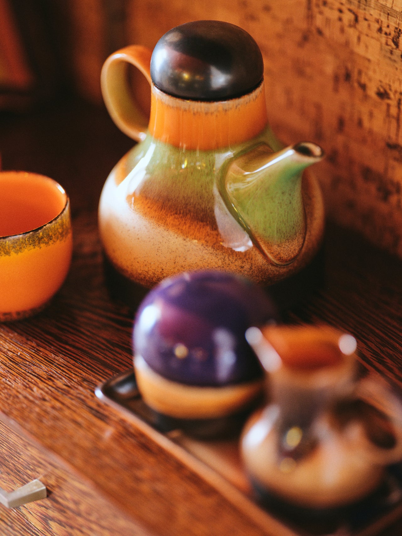 70s Ceramics Coffee Pot Morning