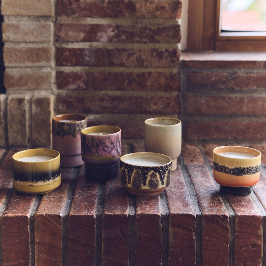 70s Ceramics: Small Scented Candle Kyoto