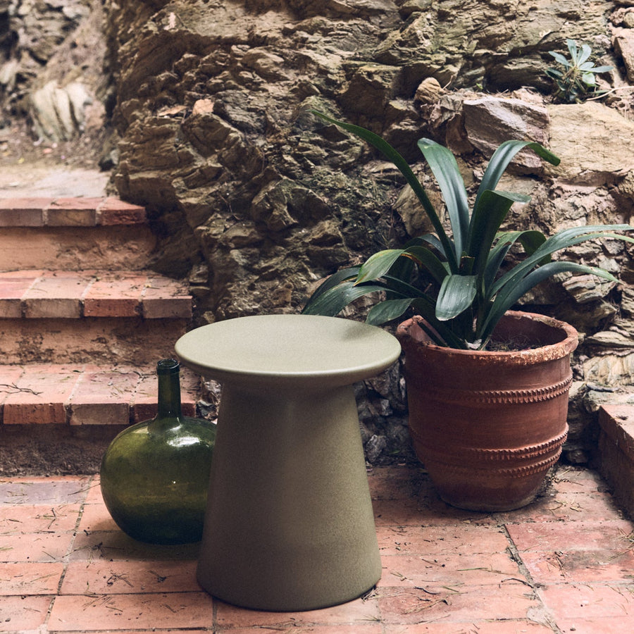 Earthenware Side Table Army
