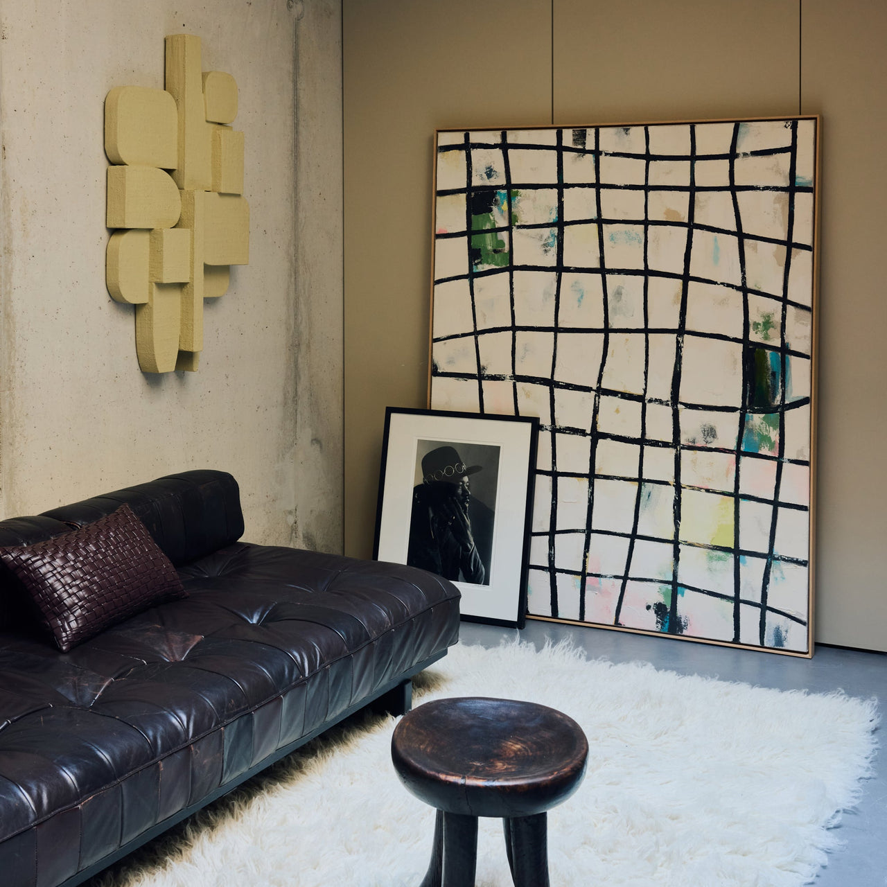 Framed Artwork Wired, 131 x 163cm