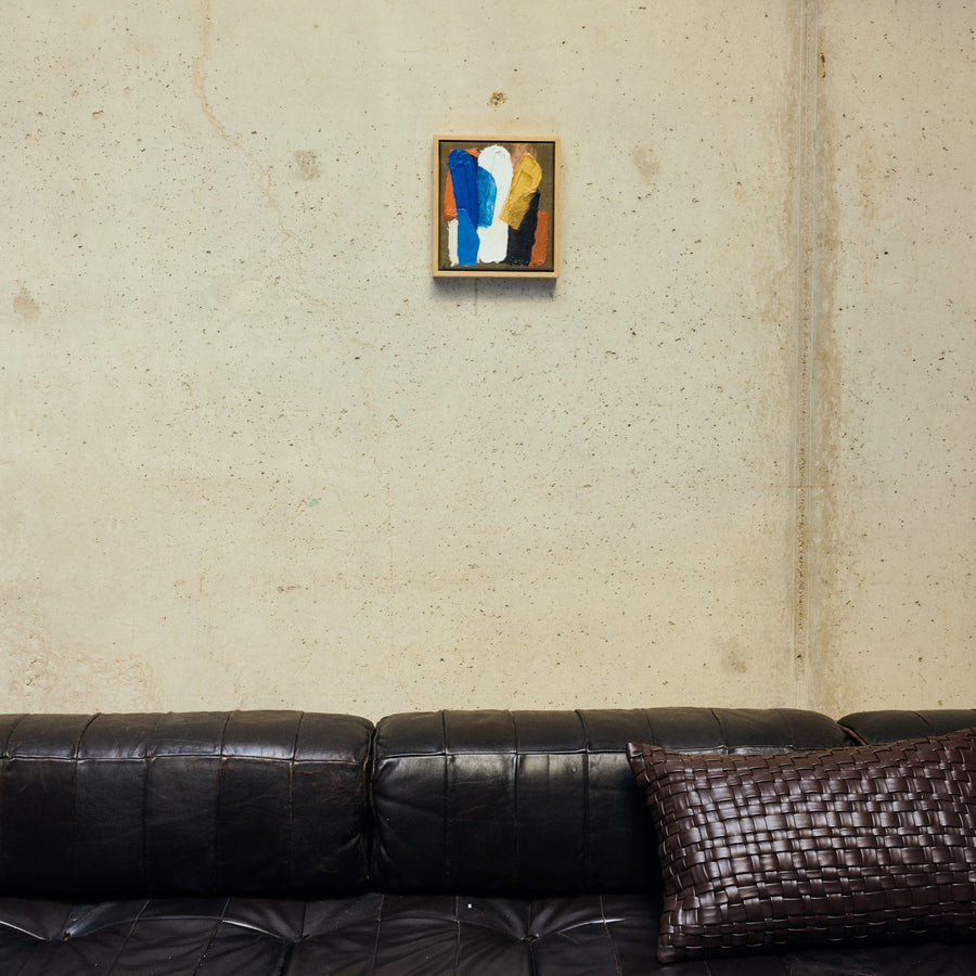 Framed Artwork Moonlight Strokes, 18 x 20cm