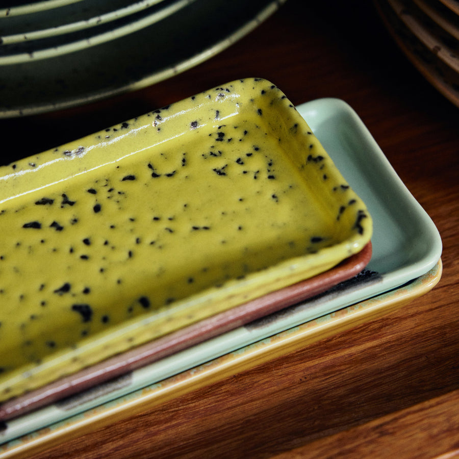 70s Ceramics: Small Dish Corn