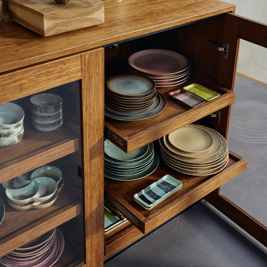 70s Ceramics: Small Dish River