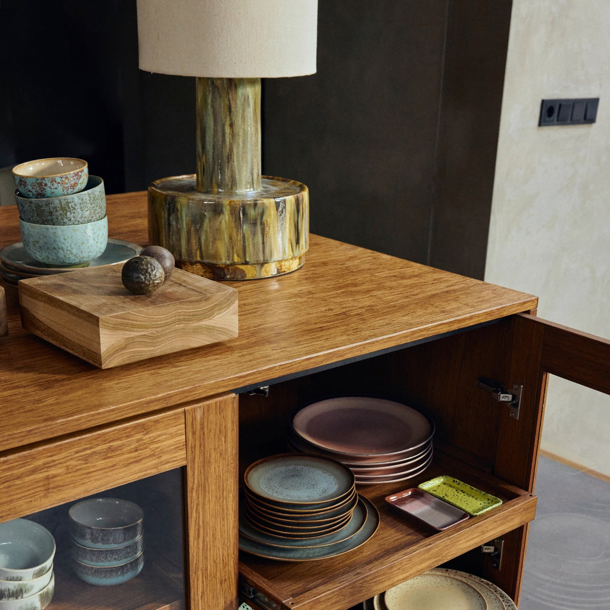 Teak Cube, Medium
