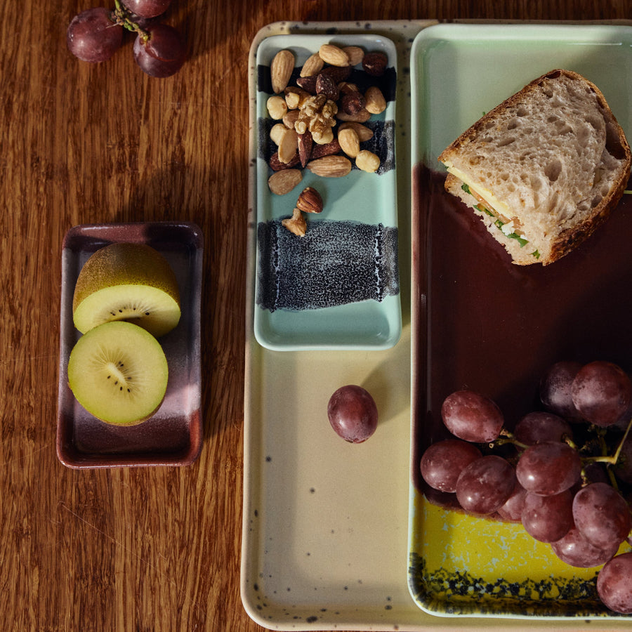 70s Ceramics: Cake Tray Cherry