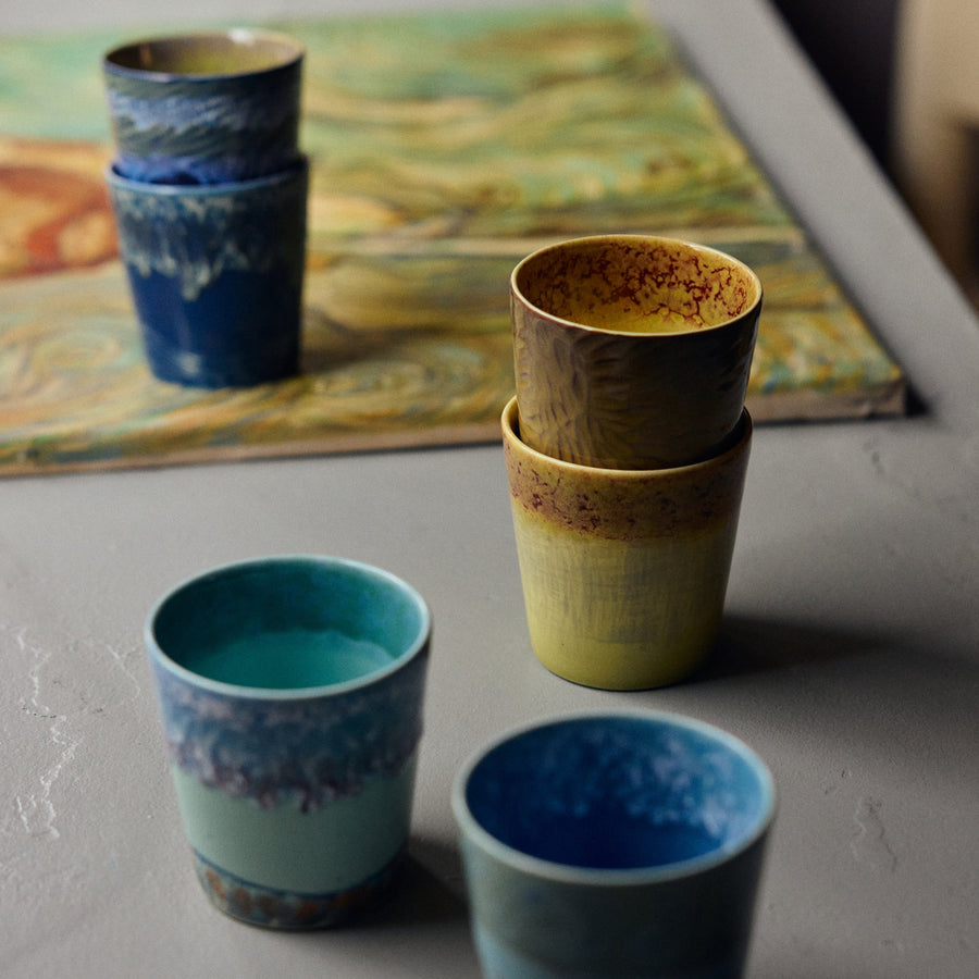 Pre-order 70s Ceramics: Van Gogh Coffee Mugs: Sunflowers, set of 2