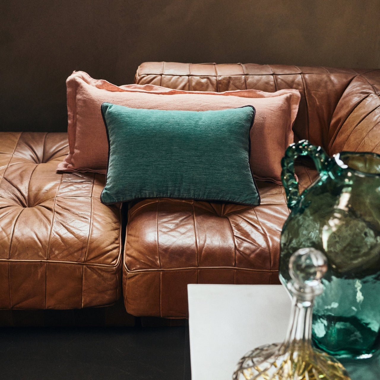 Linen Cushion, Magnolia 70 x 30cm