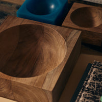 Thumbnail for Teak Cube Bowl Medium