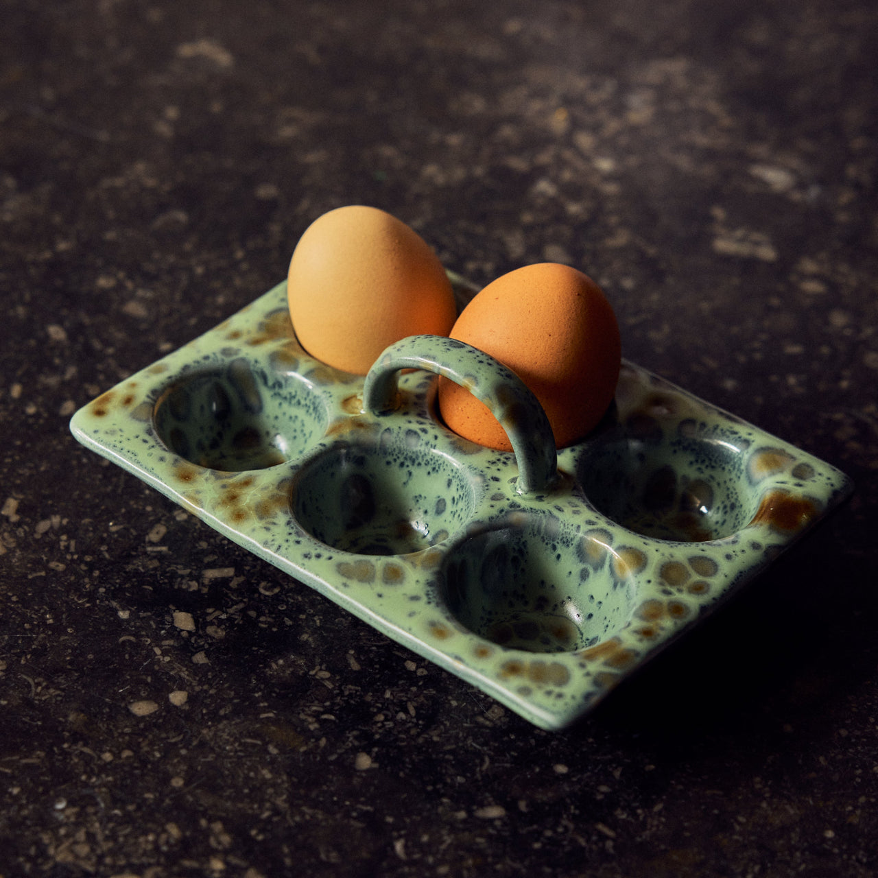 Pre-order 70s Ceramics: Egg Tray Minty