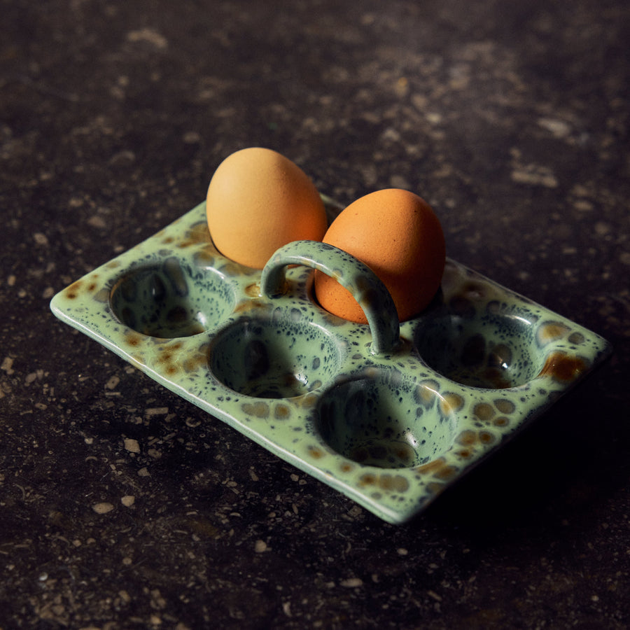 Pre-order 70s Ceramics: Egg Tray Minty