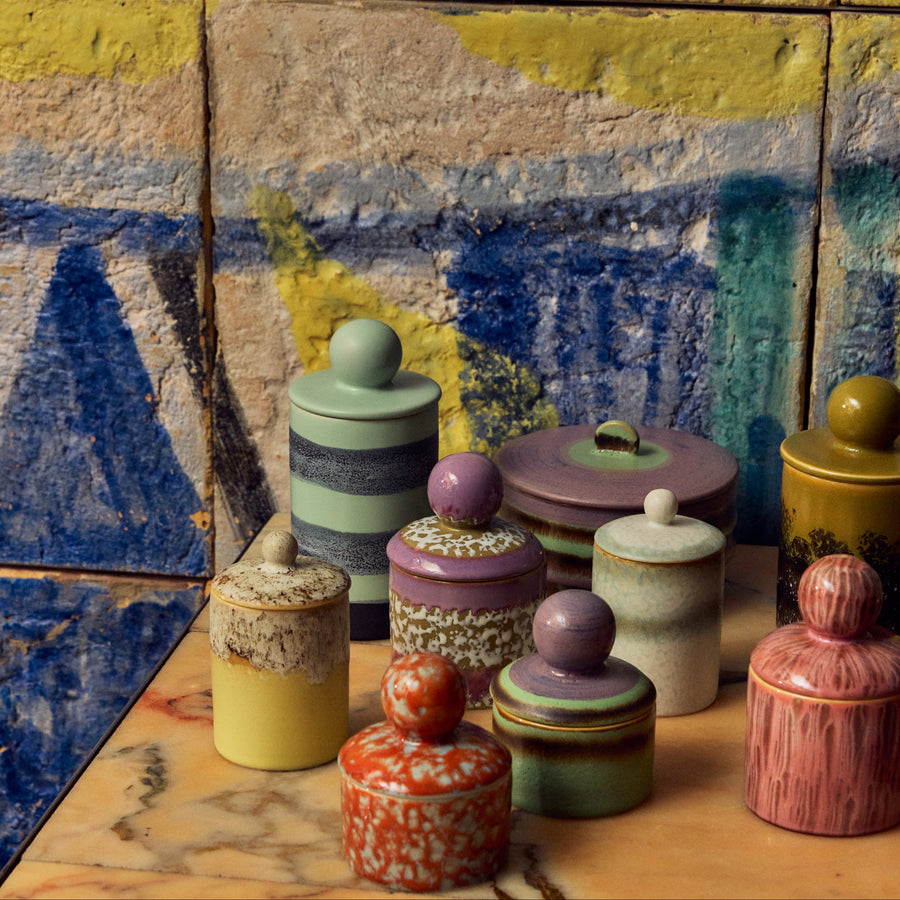 Pre-order 70s Ceramics: Storage Jar Deepsea, Small
