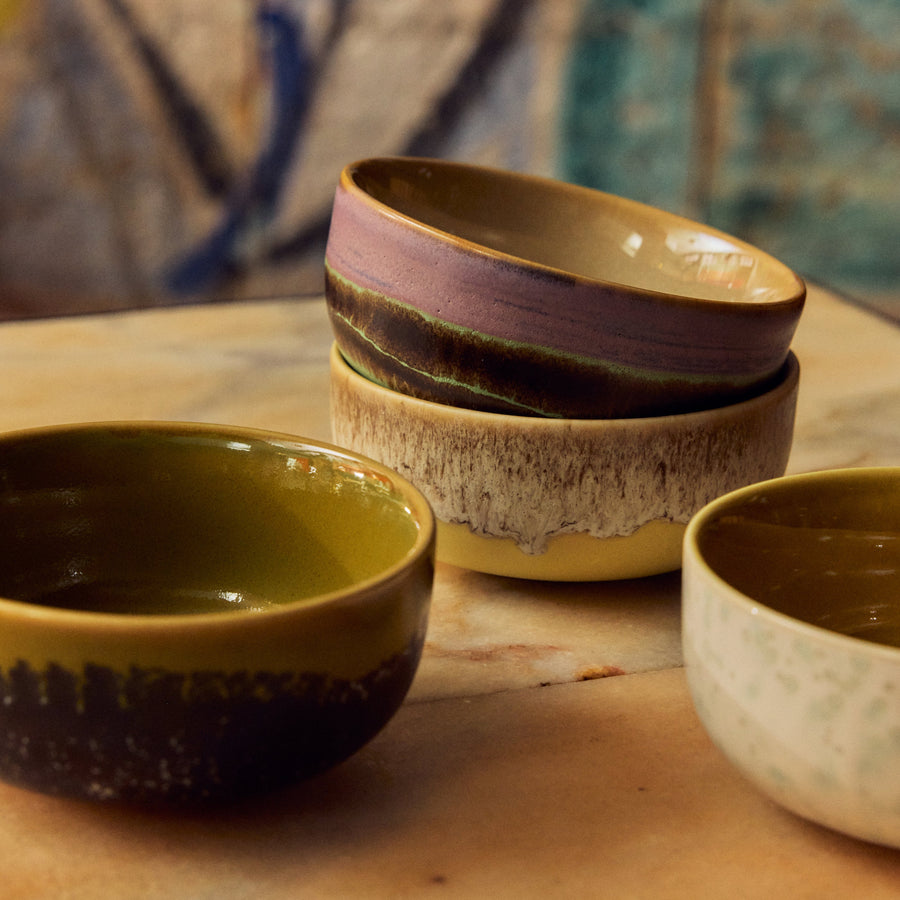 Pre-order 70s Ceramics: Tapas Bowls Sweet, Set of 4