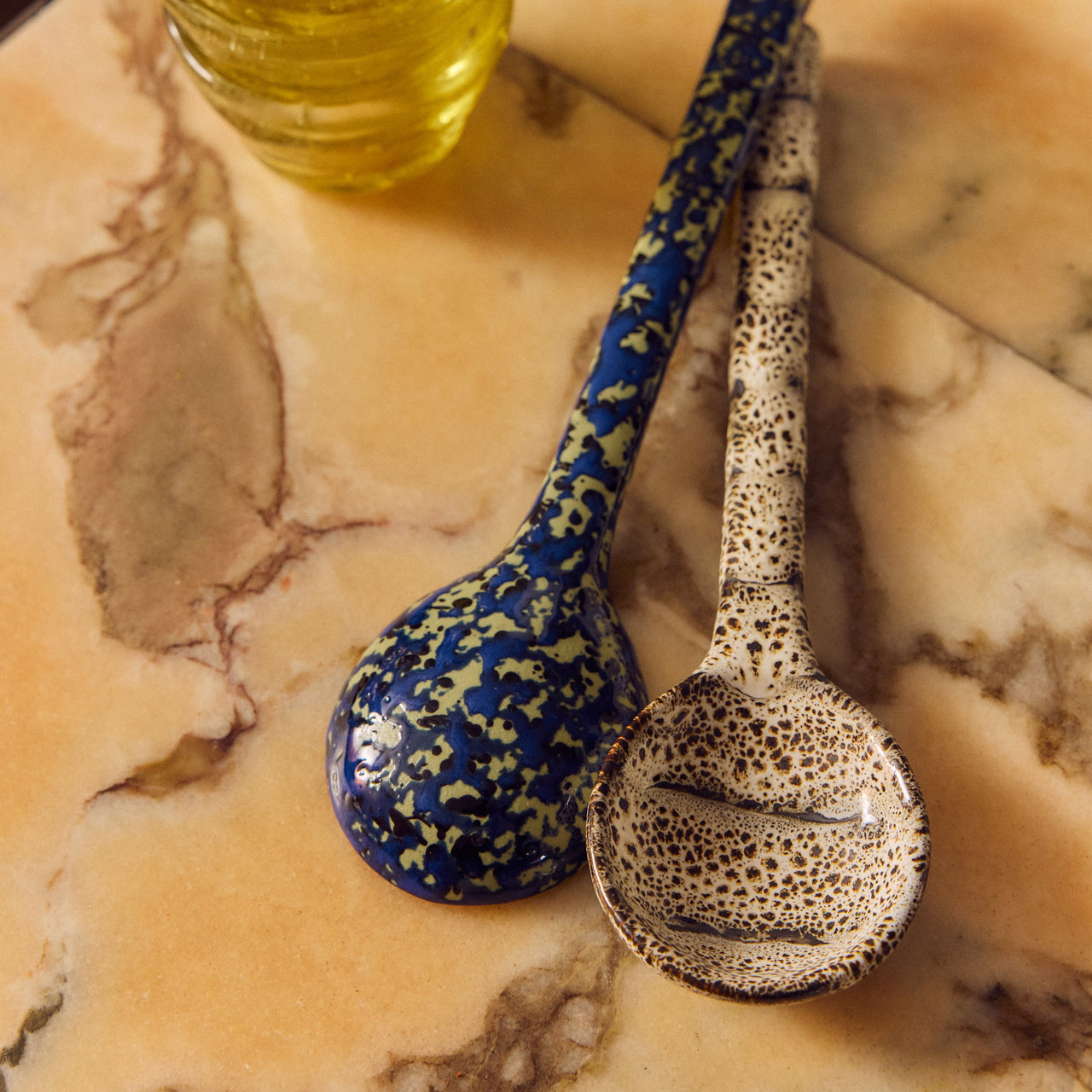 Pre-order 70s Ceramics: Serving Spoons Blues, Set of 2
