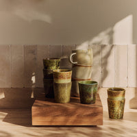 Thumbnail for 70s Ceramics: Van Gogh Coffee Mugs: Sunflowers, set of 2