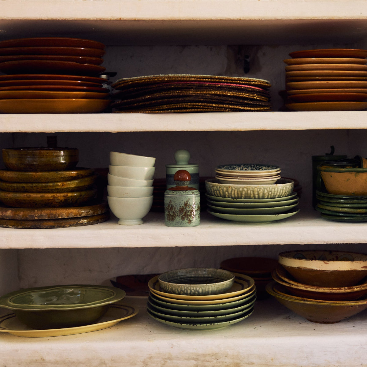 Chef Ceramics: Deep Plate M Rustic Green