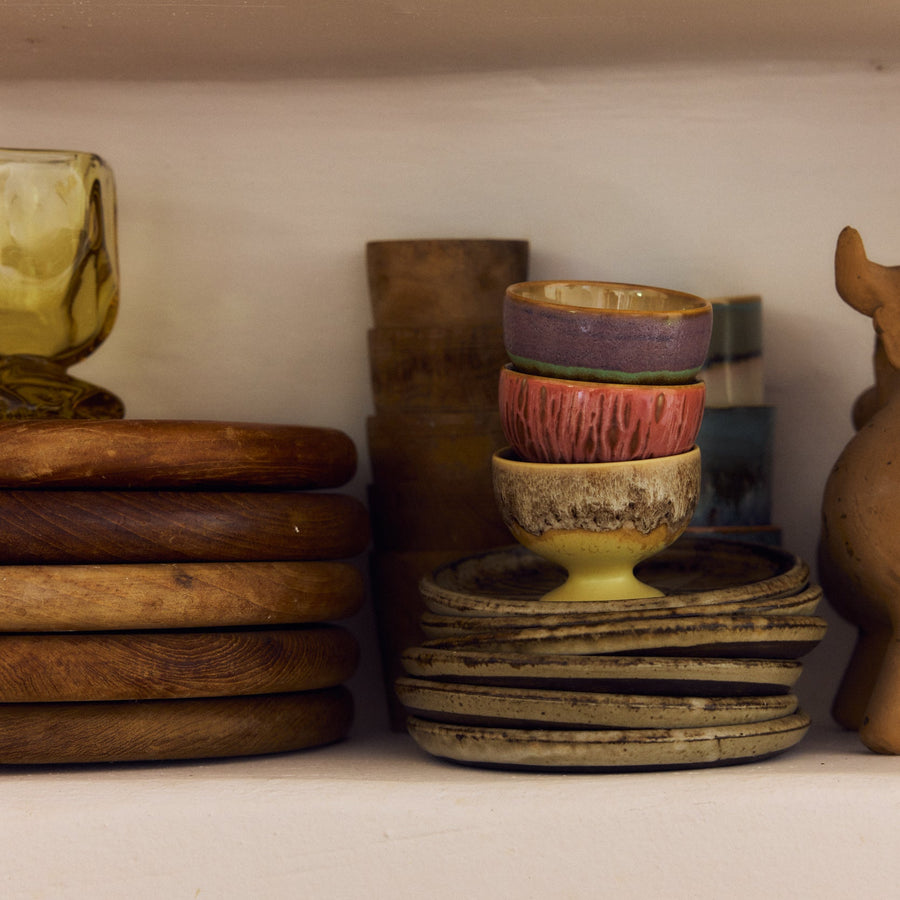 Pre-order 70s Ceramics: Small Coupe Rhubarb