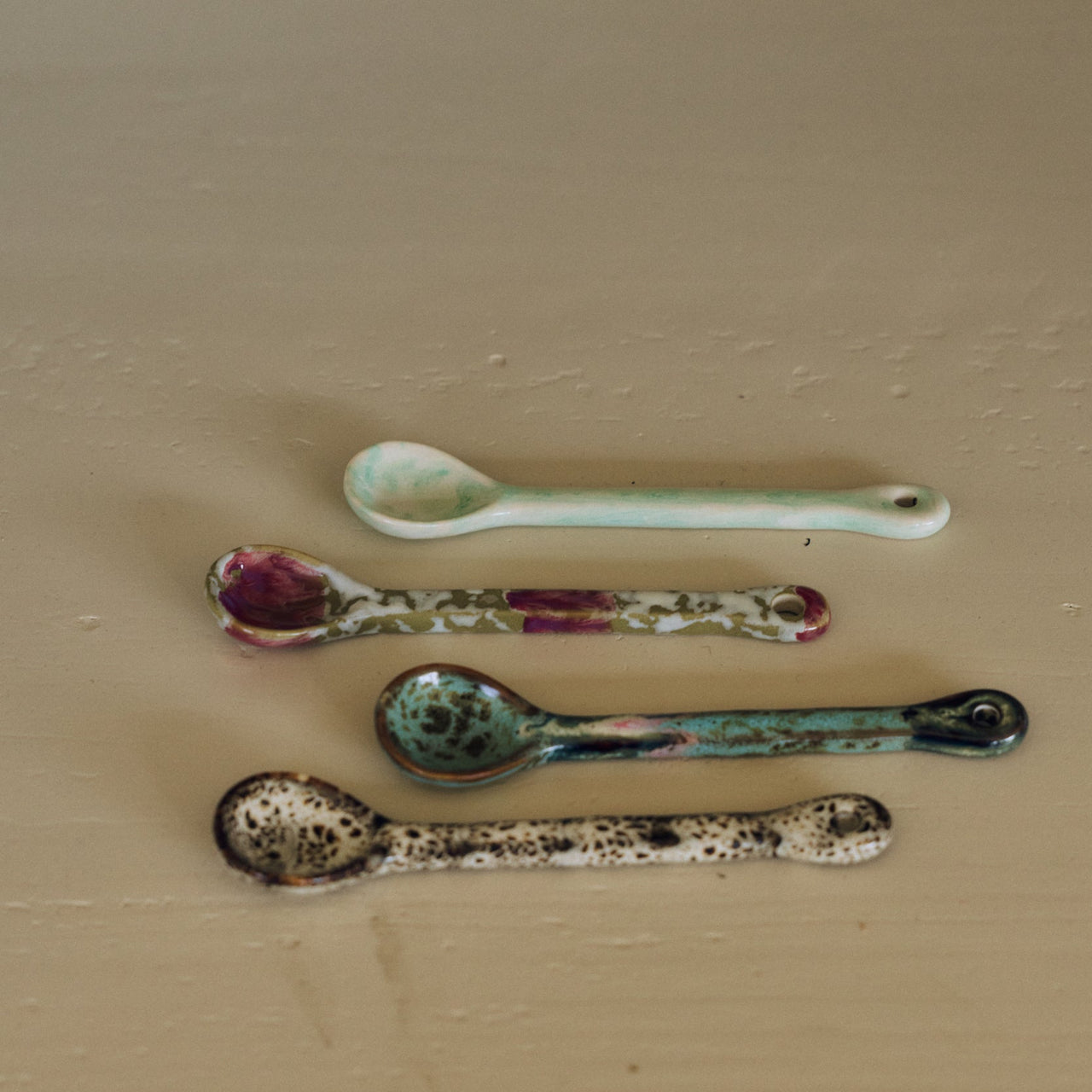 Pre-order 70s Ceramics: Spoons Marine, M, set of 4