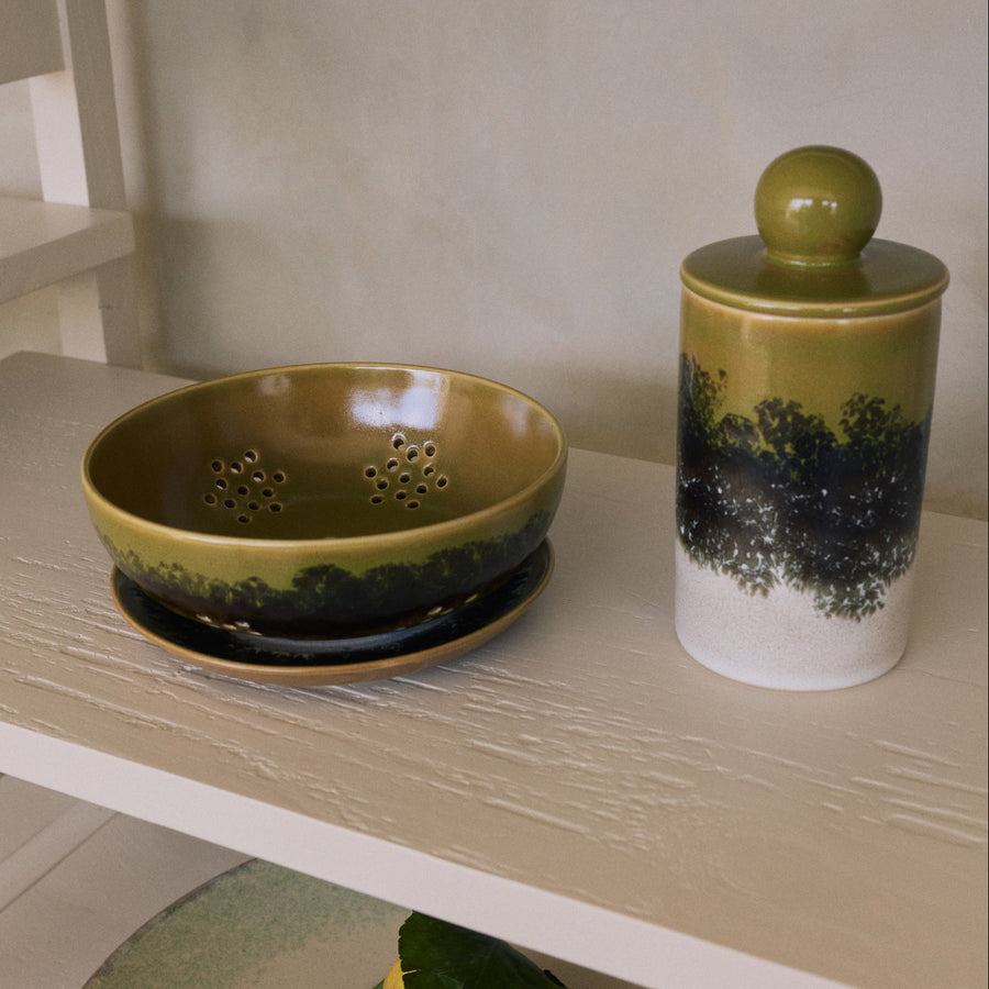 Pre-order 70s Ceramics: Storage Jar Truffle, Medium