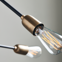 Thumbnail for Molecular Lamp Black/ Brass