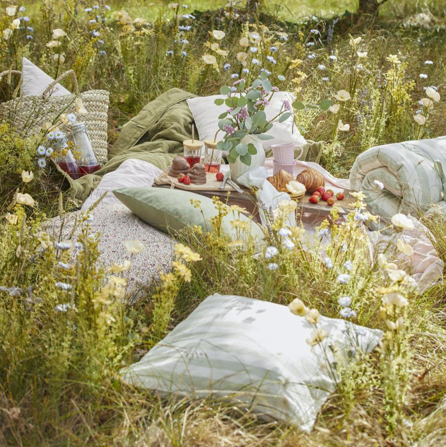 Cushion Linen Olive 50cm x 50cm