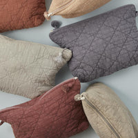 Thumbnail for IB Laursen Toiletry Bag Quilted Ash Grey