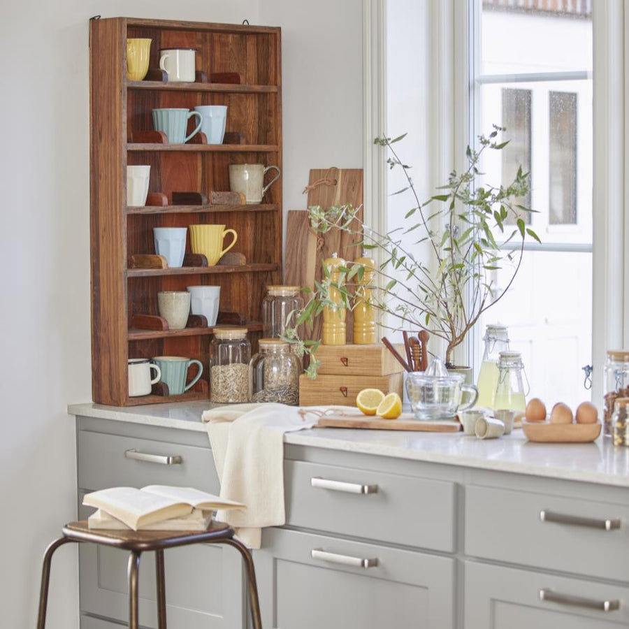 Wall Shelf w/6 Shelves w/Dividers 24 Rooms UNIQUE