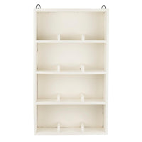 Thumbnail for IB Laursen Wall shelf w/4 shelves w/dividers 12 rooms UNIQUE Cream
