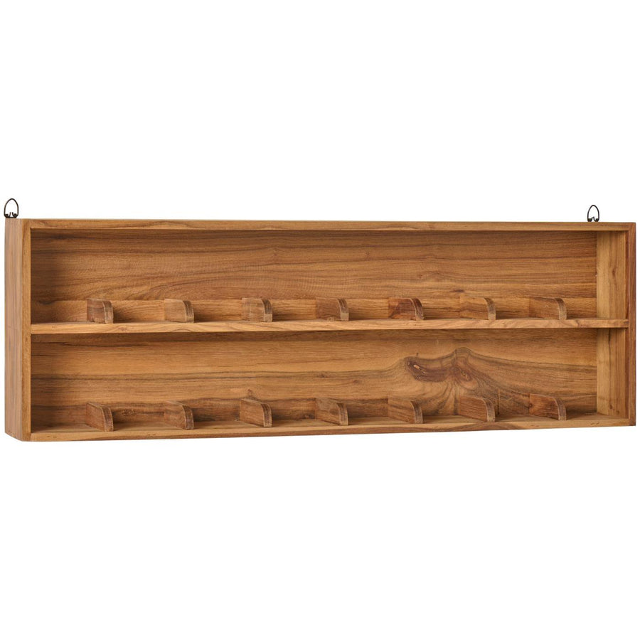 Wall Shelf w/2 Shelves 16 Rooms UNIQUE