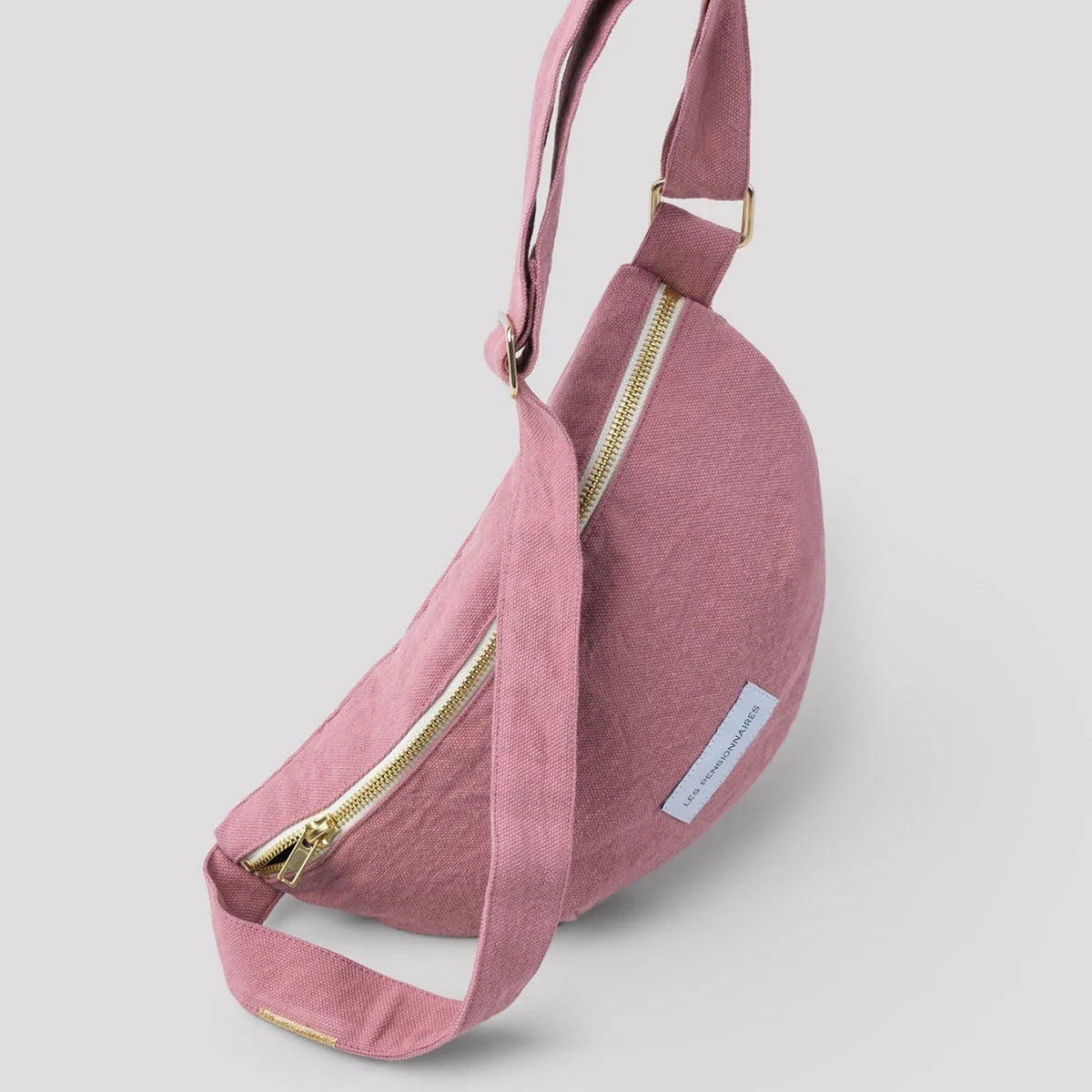 Banana Bag in Organic Rosewood Cotton Canvas