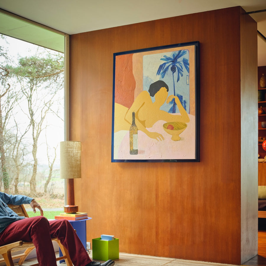HKLIVING Framed Artwork. Catch My Drift AWD8956 – Folk Interiors