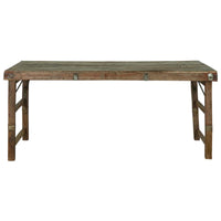 Thumbnail for IB Laursen Market Table UNIQUE Wood w/Metal Brackets