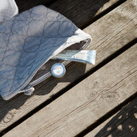 Thumbnail for IB Laursen Toiletry Bag Quilted Ash Grey