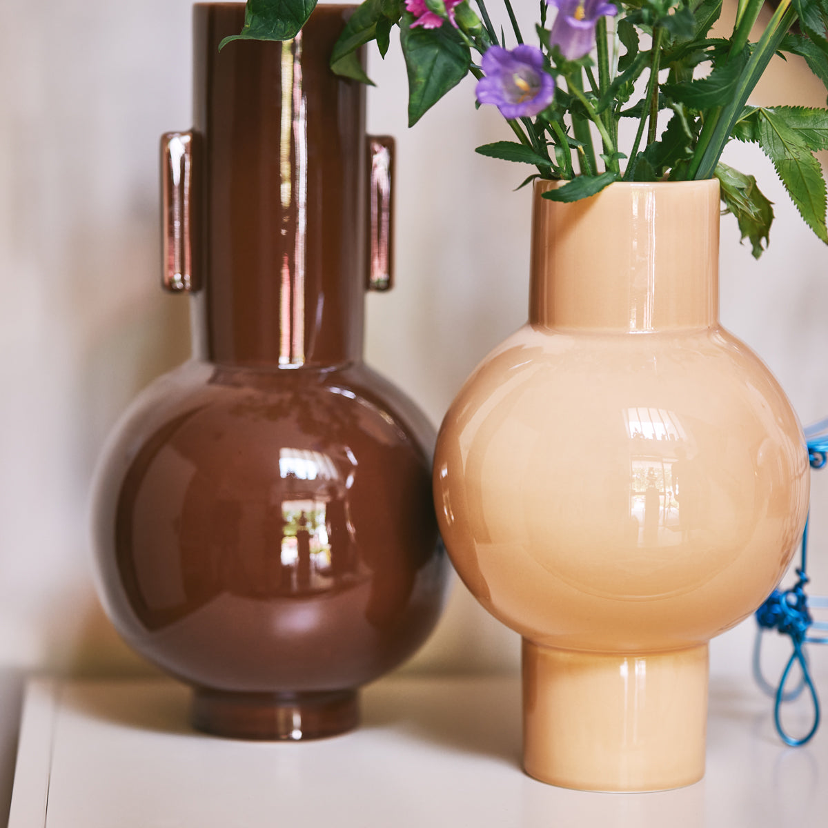 Ceramic Vase Cappuccino M