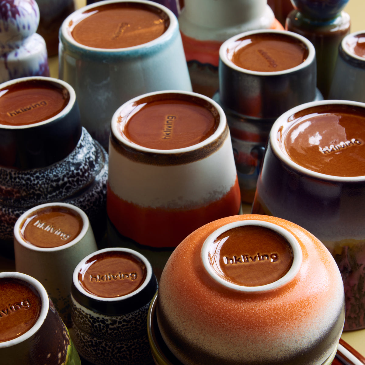 HKLiving 70s Ceramics Coffee Mug Clay ACE7223