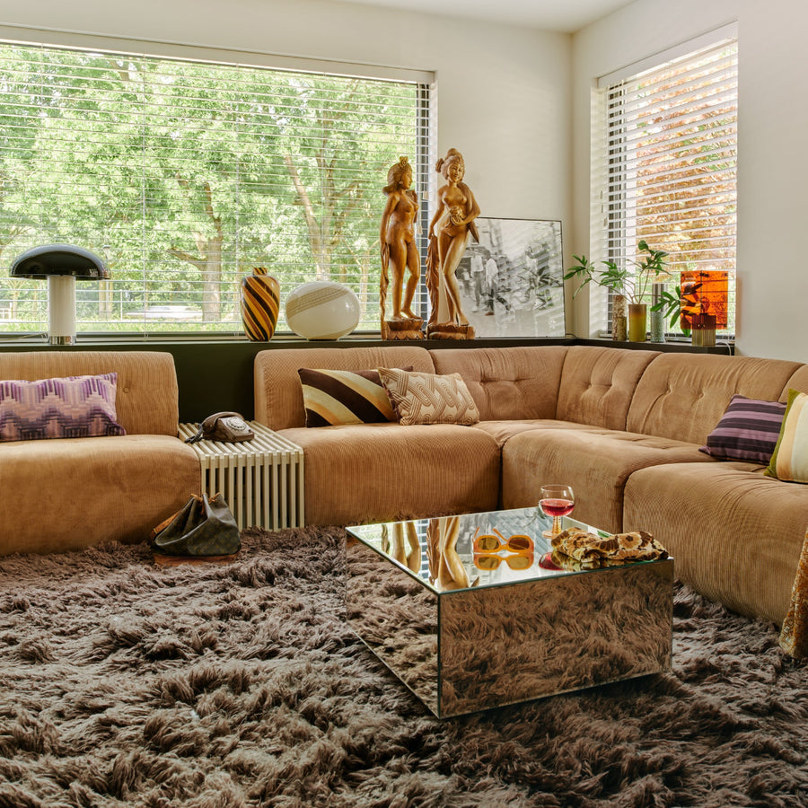 Fluffy Rug Espresso 200x300cm