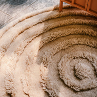 Thumbnail for round-woolen-rug-cream-o150cm