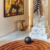 Thumbnail for round-woolen-rug-mahogany-150cm