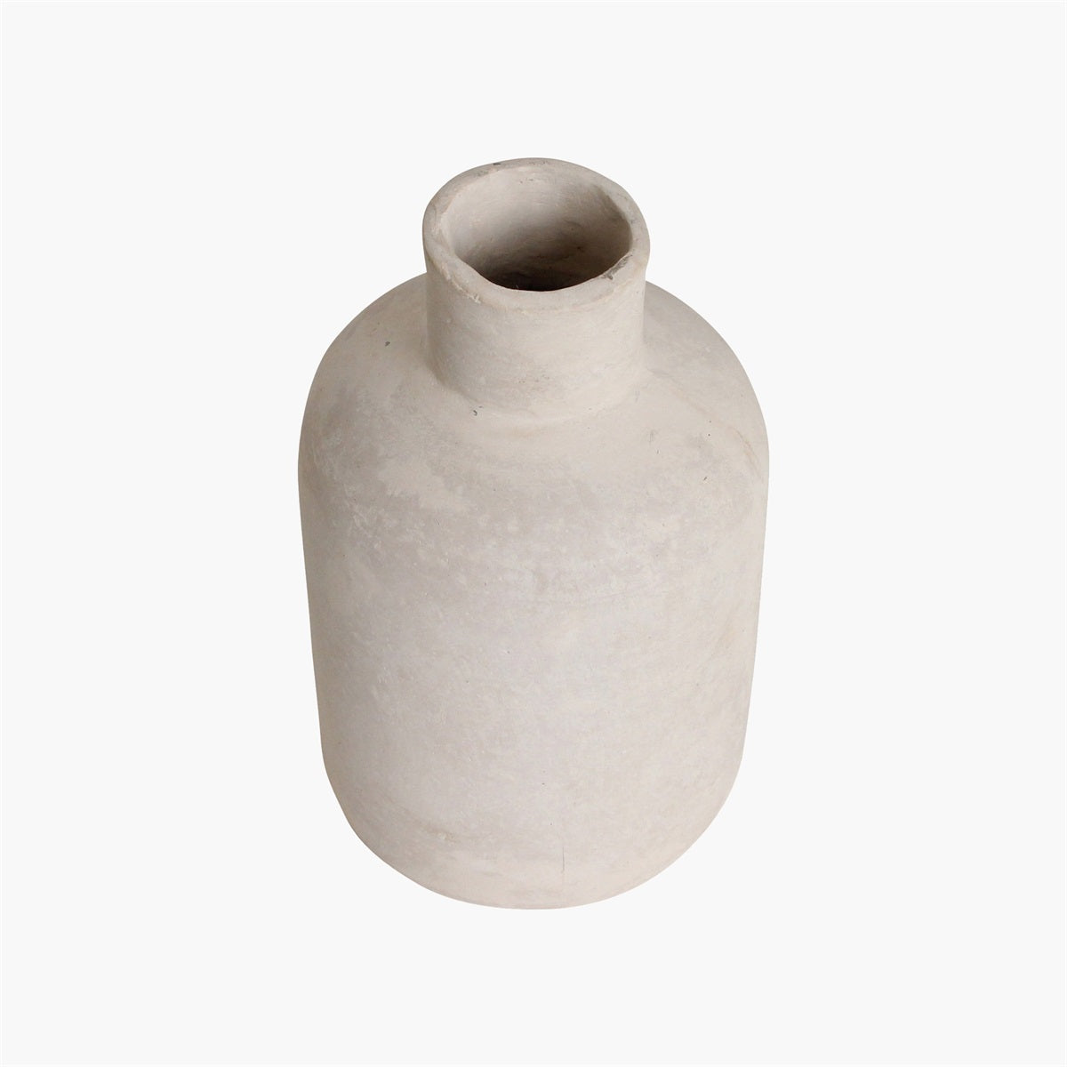 Raw Materials Chalk Vase Kolayat White Papermache and Chalkpowder