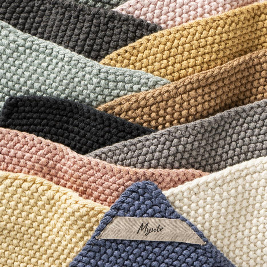 Pot Holder Mynte Faded Rose Knitted