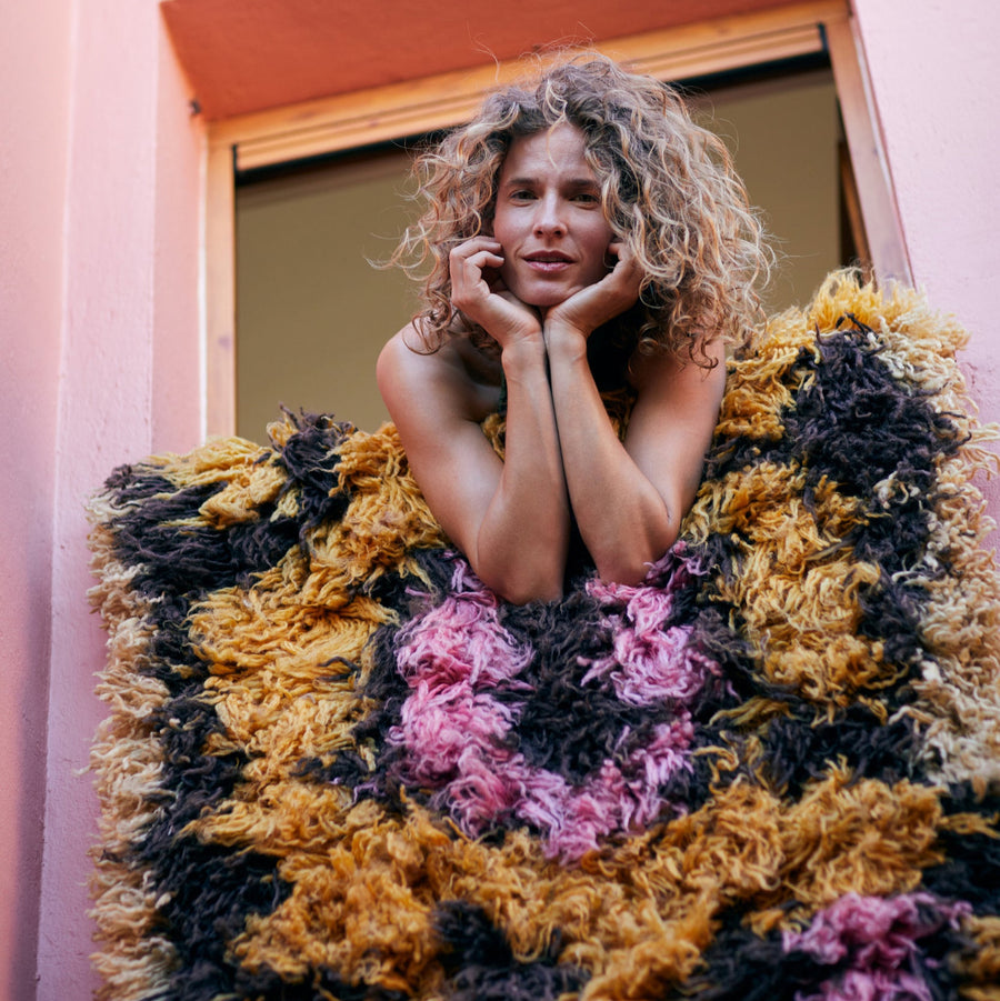 HKLIVING Fluffy Runner South Beach TRU0007