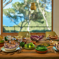 Thumbnail for HKLIVING 70s Ceramics Dinner Plates Palms KST0062