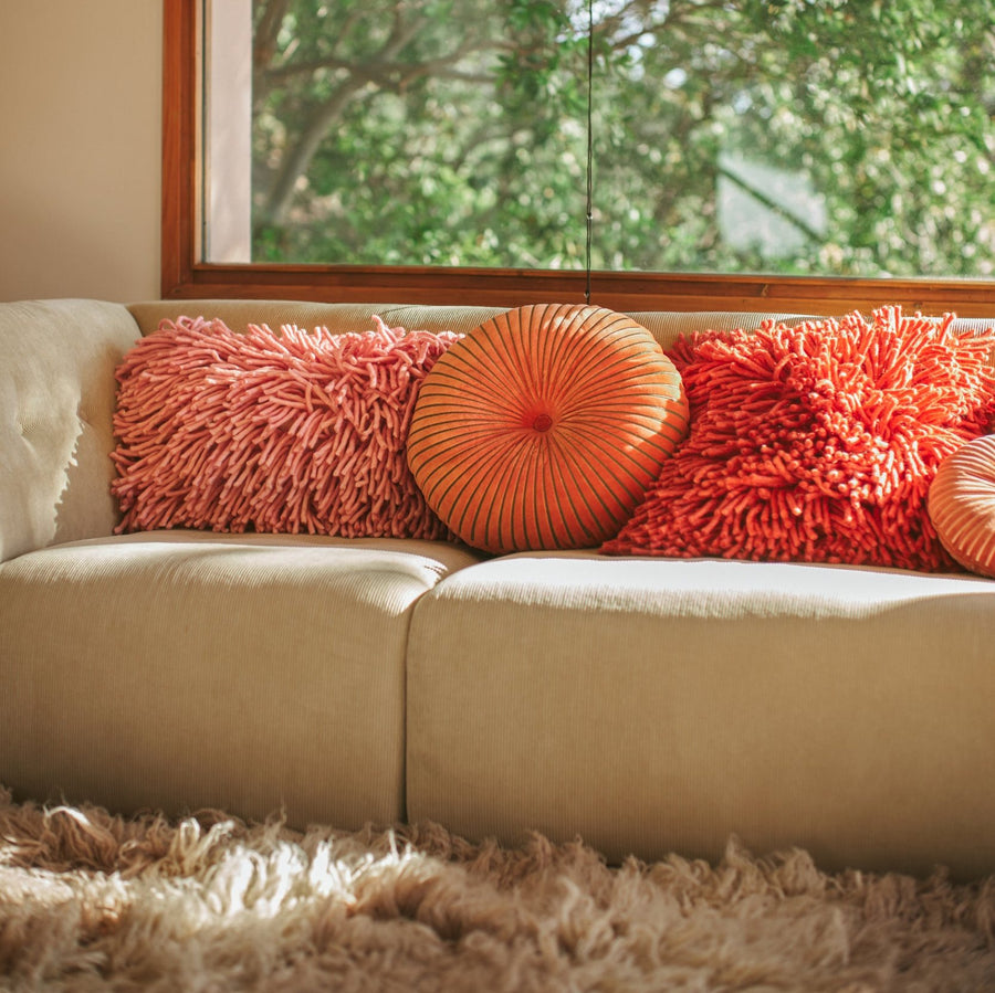 Rugged Cushion Pink 60 x 40cm