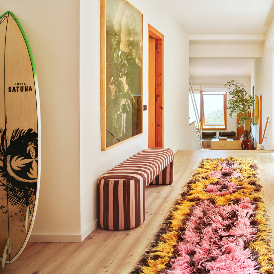 HKLIVING Fluffy Runner South Beach TRU0007