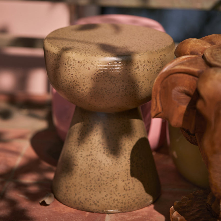 PRE-ORDER Terrazzo Side Table Pebble