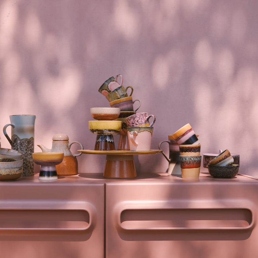 70s Ceramics Coffee Mug Valley (Set of 6)