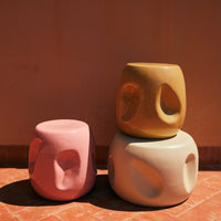 Thumbnail for HKLIVING Currents Ceramic Side Table Sand